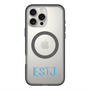 スリムプロテクションプレミアムケース with MagSafe［ オリジナル - ESTJ 幹部 - アルファベット ］