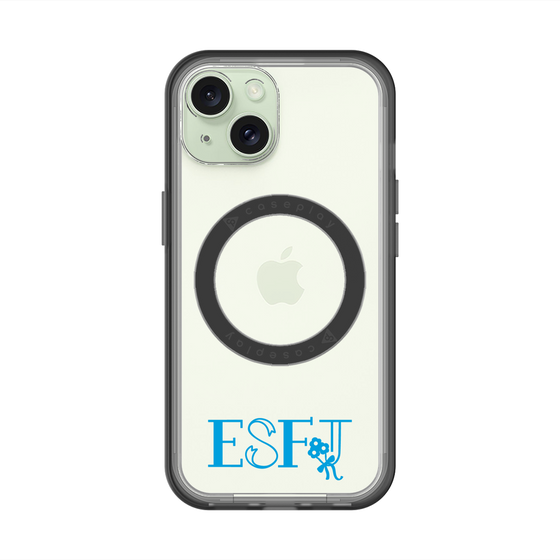 スリムプロテクションプレミアムケース with MagSafe［ オリジナル - ESFJ 領事 - アルファベット ］