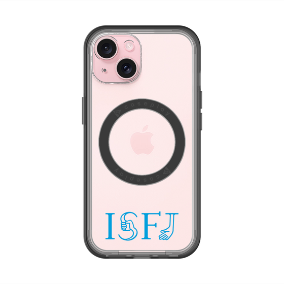 スリムプロテクションプレミアムケース with MagSafe［ オリジナル - ISFJ 擁護者 - アルファベット ］