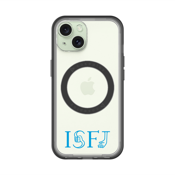 スリムプロテクションプレミアムケース with MagSafe［ オリジナル - ISFJ 擁護者 - アルファベット ］