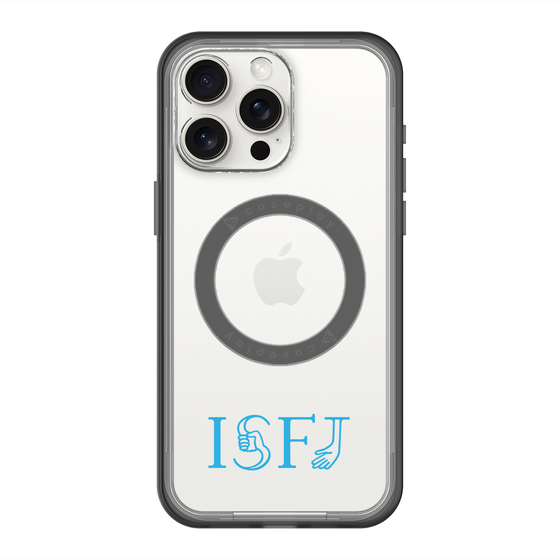 スリムプロテクションプレミアムケース with MagSafe［ オリジナル - ISFJ 擁護者 - アルファベット ］