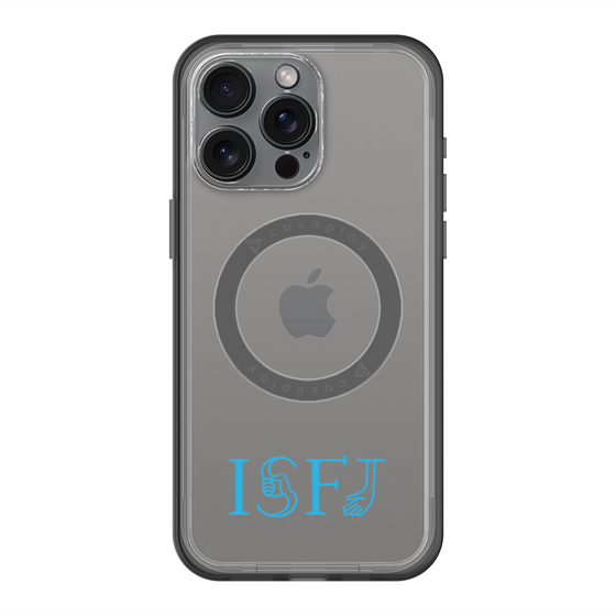 スリムプロテクションプレミアムケース with MagSafe［ オリジナル - ISFJ 擁護者 - アルファベット ］