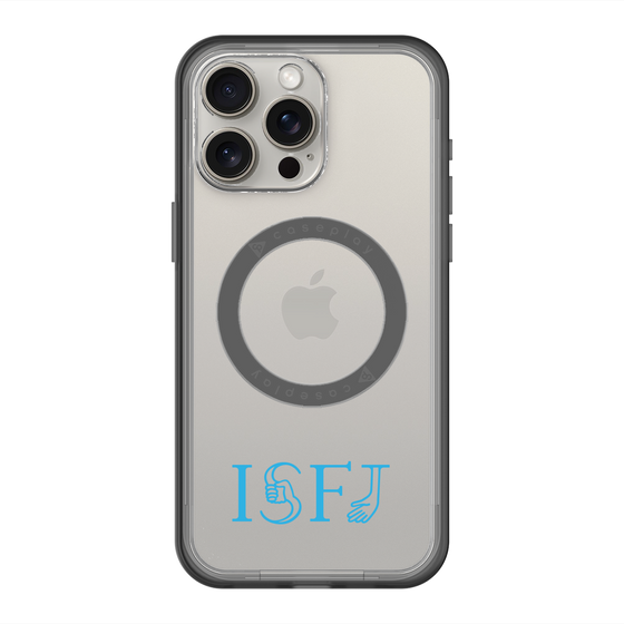 スリムプロテクションプレミアムケース with MagSafe［ オリジナル - ISFJ 擁護者 - アルファベット ］
