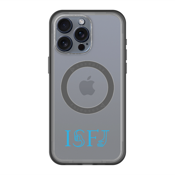スリムプロテクションプレミアムケース with MagSafe［ オリジナル - ISFJ 擁護者 - アルファベット ］
