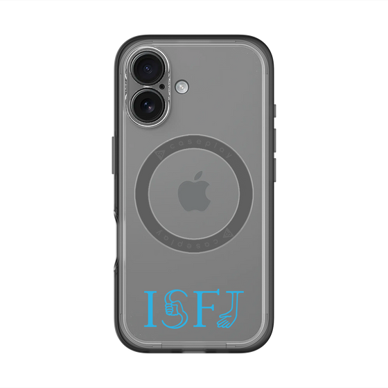 スリムプロテクションプレミアムケース with MagSafe［ オリジナル - ISFJ 擁護者 - アルファベット ］