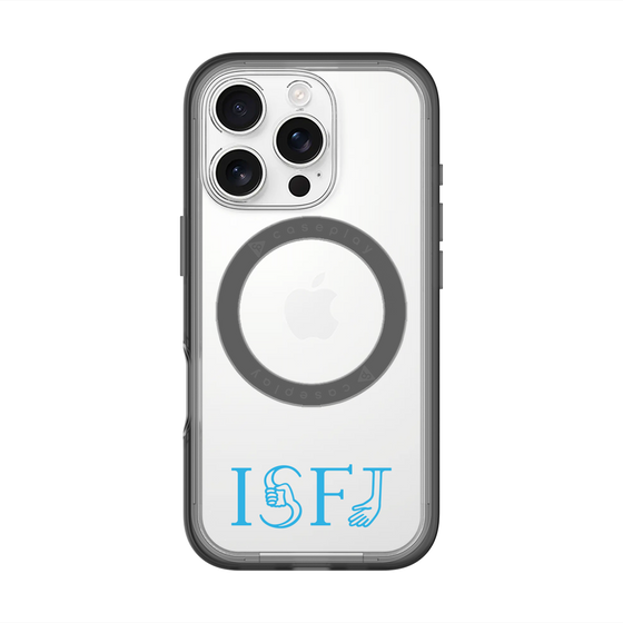 スリムプロテクションプレミアムケース with MagSafe［ オリジナル - ISFJ 擁護者 - アルファベット ］