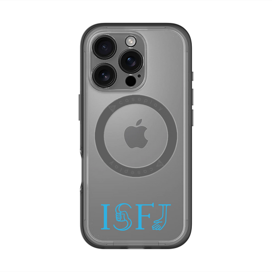スリムプロテクションプレミアムケース with MagSafe［ オリジナル - ISFJ 擁護者 - アルファベット ］