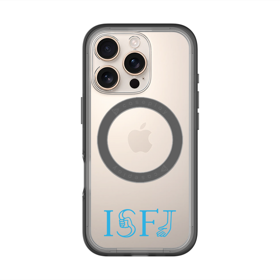スリムプロテクションプレミアムケース with MagSafe［ オリジナル - ISFJ 擁護者 - アルファベット ］