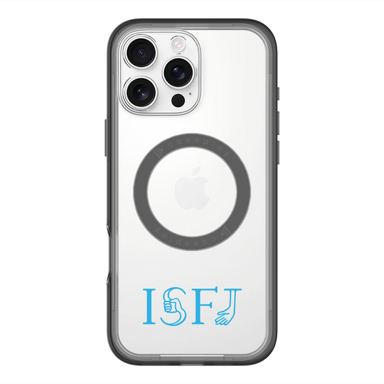 スリムプロテクションプレミアムケース with MagSafe［ オリジナル - ISFJ 擁護者 - アルファベット ］