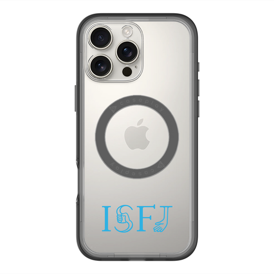 スリムプロテクションプレミアムケース with MagSafe［ オリジナル - ISFJ 擁護者 - アルファベット ］