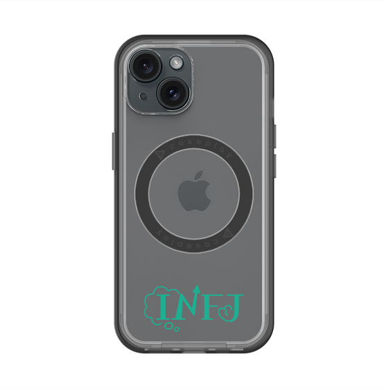 スリムプロテクションプレミアムケース with MagSafe［ オリジナル - INFJ 提唱者 - アルファベット ］