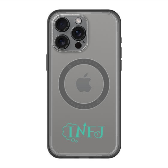 スリムプロテクションプレミアムケース with MagSafe［ オリジナル - INFJ 提唱者 - アルファベット ］