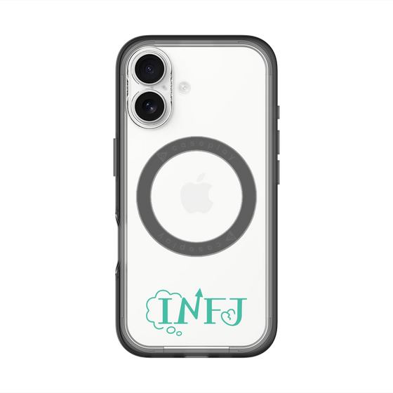 スリムプロテクションプレミアムケース with MagSafe［ オリジナル - INFJ 提唱者 - アルファベット ］