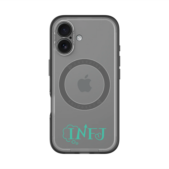 スリムプロテクションプレミアムケース with MagSafe［ オリジナル - INFJ 提唱者 - アルファベット ］