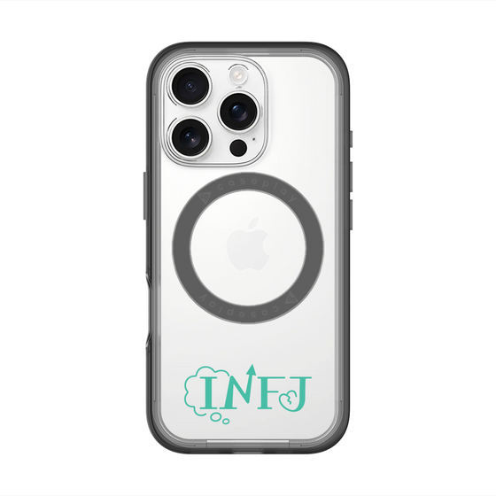 スリムプロテクションプレミアムケース with MagSafe［ オリジナル - INFJ 提唱者 - アルファベット ］