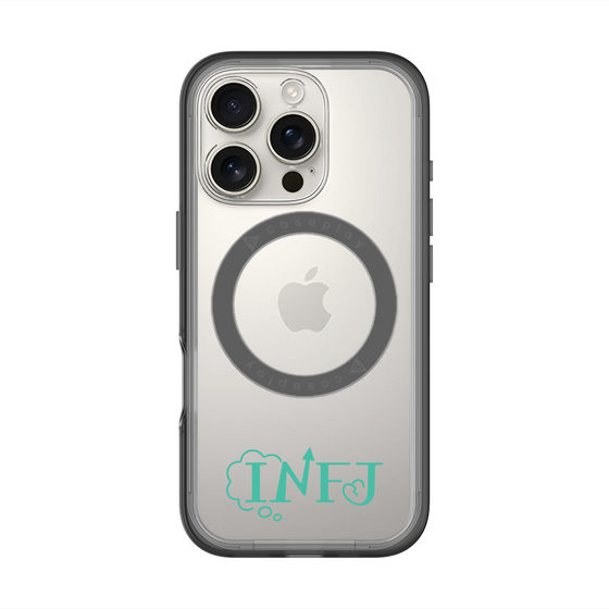スリムプロテクションプレミアムケース with MagSafe［ オリジナル - INFJ 提唱者 - アルファベット ］