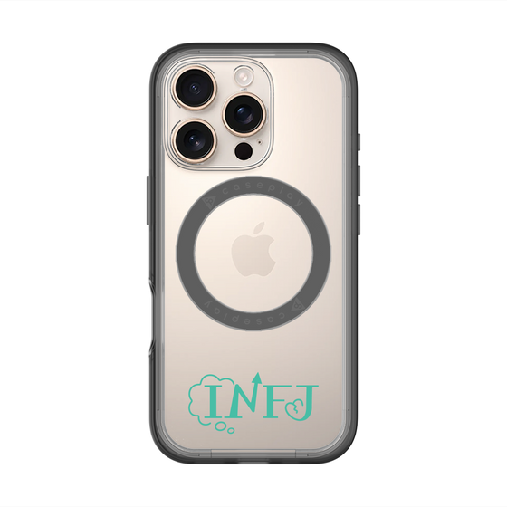 スリムプロテクションプレミアムケース with MagSafe［ オリジナル - INFJ 提唱者 - アルファベット ］