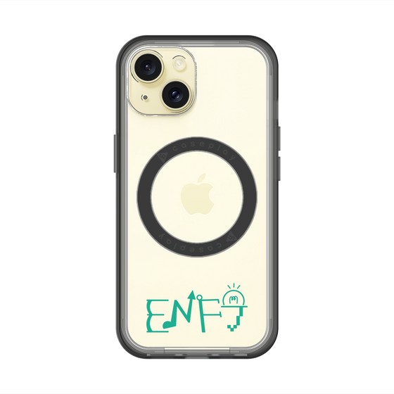 スリムプロテクションプレミアムケース with MagSafe［ オリジナル - ENFJ 主人公 - アルファベット ］