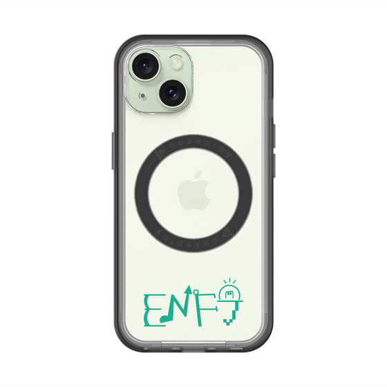 スリムプロテクションプレミアムケース with MagSafe［ オリジナル - ENFJ 主人公 - アルファベット ］
