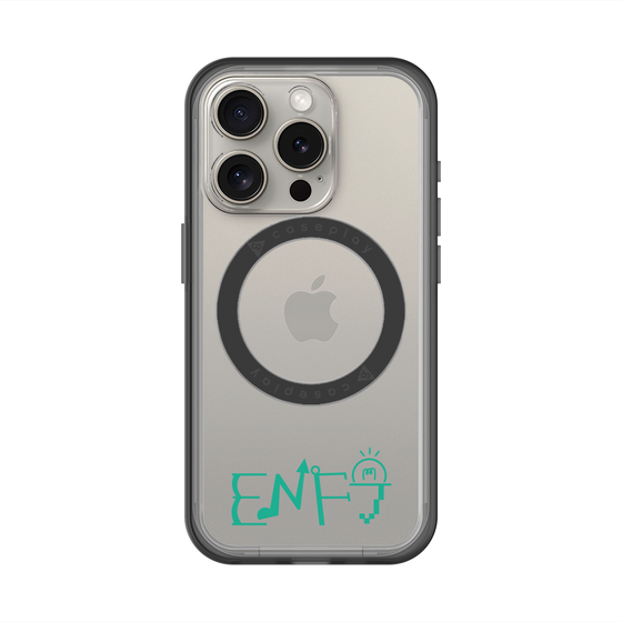 スリムプロテクションプレミアムケース with MagSafe［ オリジナル - ENFJ 主人公 - アルファベット ］