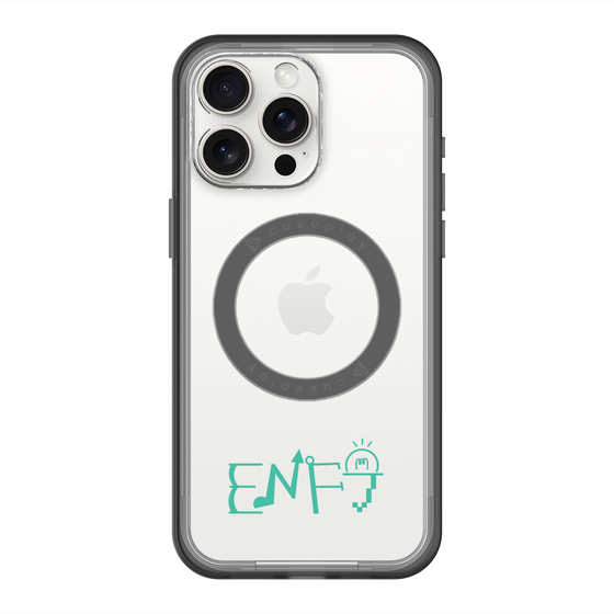 スリムプロテクションプレミアムケース with MagSafe［ オリジナル - ENFJ 主人公 - アルファベット ］