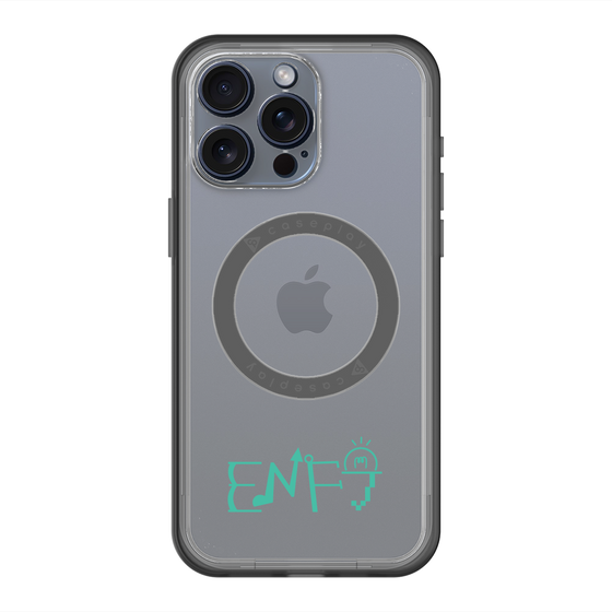 スリムプロテクションプレミアムケース with MagSafe［ オリジナル - ENFJ 主人公 - アルファベット ］