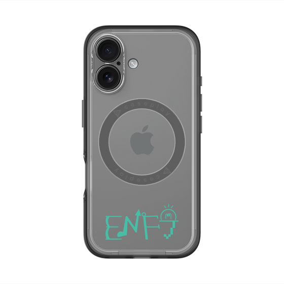 スリムプロテクションプレミアムケース with MagSafe［ オリジナル - ENFJ 主人公 - アルファベット ］