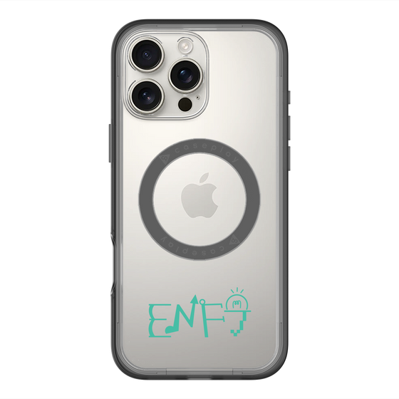 スリムプロテクションプレミアムケース with MagSafe［ オリジナル - ENFJ 主人公 - アルファベット ］