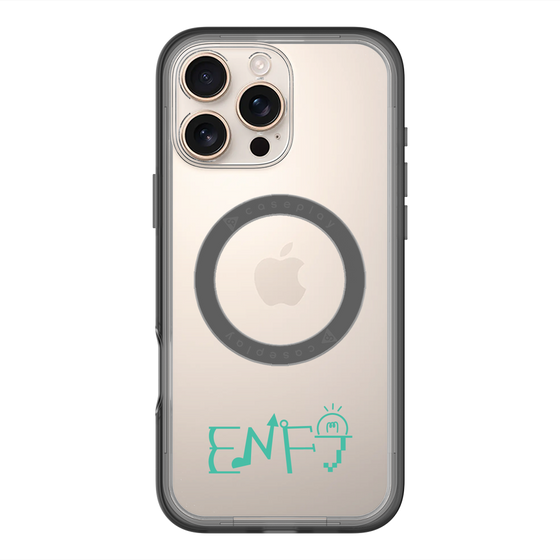 スリムプロテクションプレミアムケース with MagSafe［ オリジナル - ENFJ 主人公 - アルファベット ］