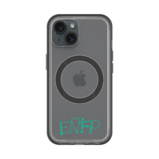 スリムプロテクションプレミアムケース with MagSafe［ オリジナル - ENFP 運動家 - アルファベット ］
