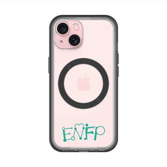 スリムプロテクションプレミアムケース with MagSafe［ オリジナル - ENFP 運動家 - アルファベット ］