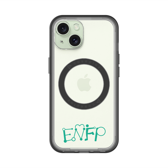 スリムプロテクションプレミアムケース with MagSafe［ オリジナル - ENFP 運動家 - アルファベット ］