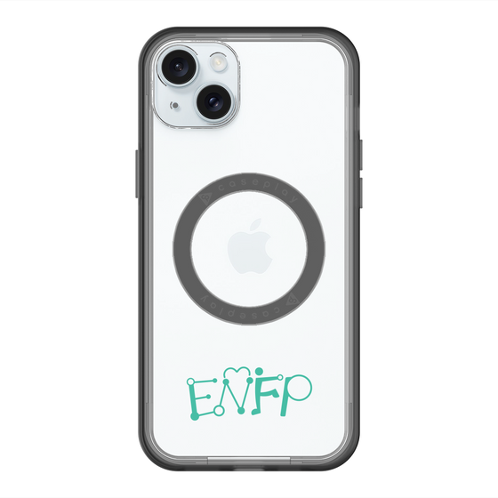 スリムプロテクションプレミアムケース with MagSafe［ オリジナル - ENFP 運動家 - アルファベット ］