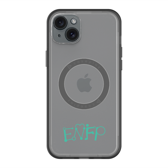 スリムプロテクションプレミアムケース with MagSafe［ オリジナル - ENFP 運動家 - アルファベット ］