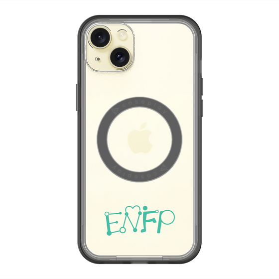 スリムプロテクションプレミアムケース with MagSafe［ オリジナル - ENFP 運動家 - アルファベット ］