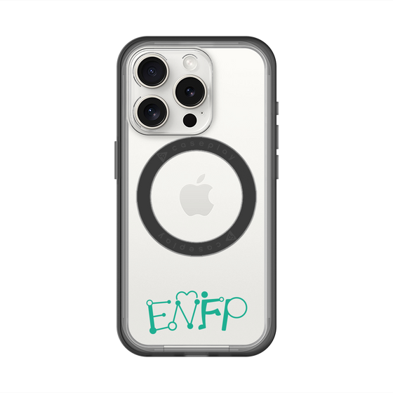 スリムプロテクションプレミアムケース with MagSafe［ オリジナル - ENFP 運動家 - アルファベット ］