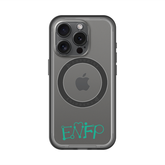 スリムプロテクションプレミアムケース with MagSafe［ オリジナル - ENFP 運動家 - アルファベット ］