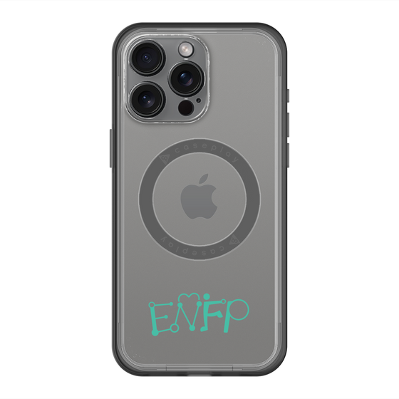 スリムプロテクションプレミアムケース with MagSafe［ オリジナル - ENFP 運動家 - アルファベット ］
