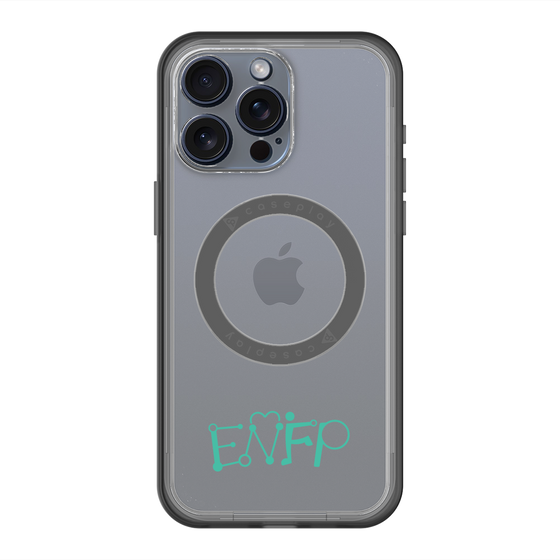 スリムプロテクションプレミアムケース with MagSafe［ オリジナル - ENFP 運動家 - アルファベット ］