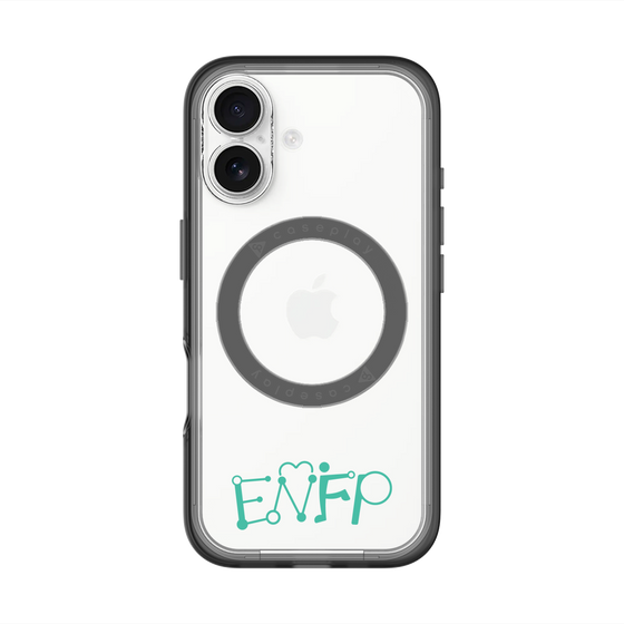 スリムプロテクションプレミアムケース with MagSafe［ オリジナル - ENFP 運動家 - アルファベット ］