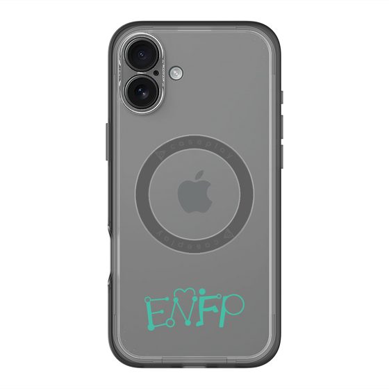スリムプロテクションプレミアムケース with MagSafe［ オリジナル - ENFP 運動家 - アルファベット ］
