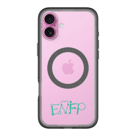 スリムプロテクションプレミアムケース with MagSafe［ オリジナル - ENFP 運動家 - アルファベット ］