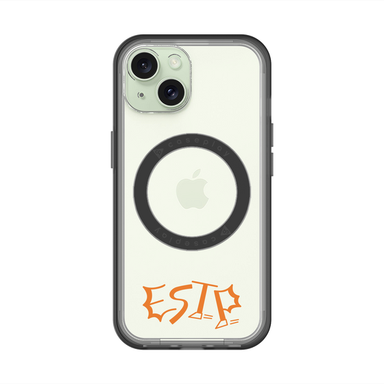 スリムプロテクションプレミアムケース with MagSafe［ オリジナル - ESTP 起業家 - アルファベット ］