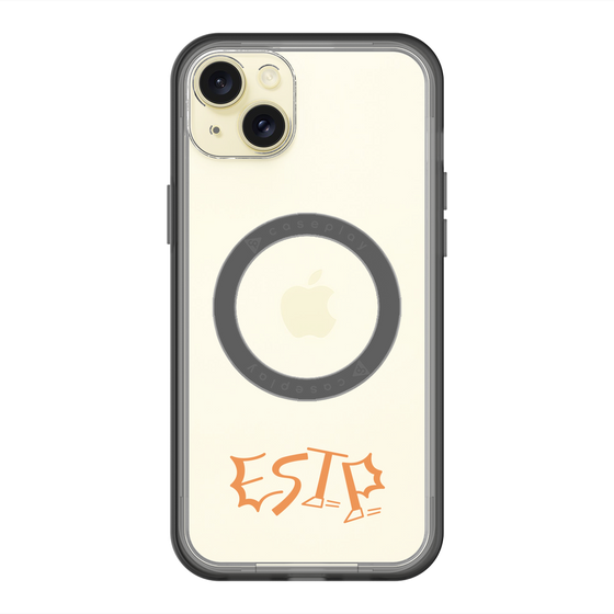 スリムプロテクションプレミアムケース with MagSafe［ オリジナル - ESTP 起業家 - アルファベット ］