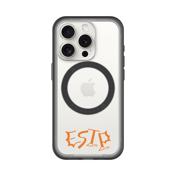 スリムプロテクションプレミアムケース with MagSafe［ オリジナル - ESTP 起業家 - アルファベット ］