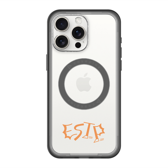 スリムプロテクションプレミアムケース with MagSafe［ オリジナル - ESTP 起業家 - アルファベット ］