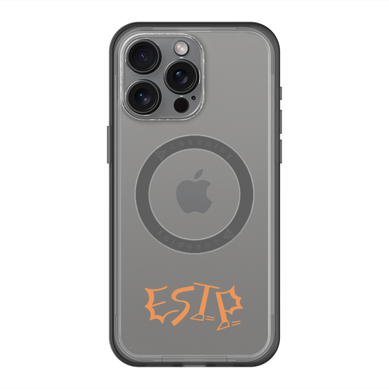 スリムプロテクションプレミアムケース with MagSafe［ オリジナル - ESTP 起業家 - アルファベット ］