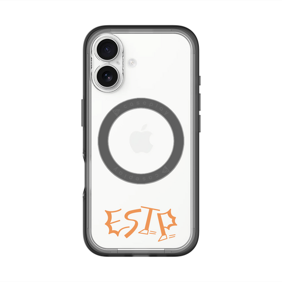 スリムプロテクションプレミアムケース with MagSafe［ オリジナル - ESTP 起業家 - アルファベット ］