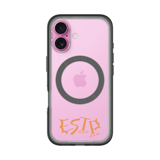スリムプロテクションプレミアムケース with MagSafe［ オリジナル - ESTP 起業家 - アルファベット ］