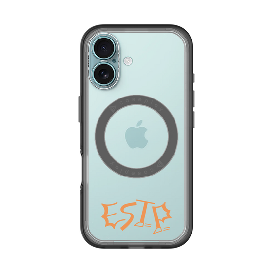 スリムプロテクションプレミアムケース with MagSafe［ オリジナル - ESTP 起業家 - アルファベット ］